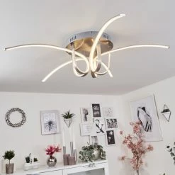 Hofstein Casale Deckenleuchte LED Chrom, 1-flammig -Bürolampen Verkäufe casale deckenleuchte h167367 10