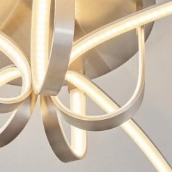 Hofstein Casale Deckenleuchte LED Chrom, 1-flammig -Bürolampen Verkäufe casale deckenleuchte h167367 12