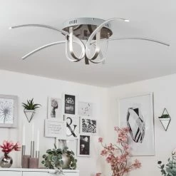 Hofstein Casale Deckenleuchte LED Chrom, 1-flammig -Bürolampen Verkäufe casale deckenleuchte h167367 13