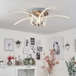 Hofstein Casale Deckenleuchte LED Chrom, 1-flammig -Bürolampen Verkäufe casale deckenleuchte h167367 6