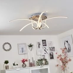 Hofstein Casale Deckenleuchte LED Chrom, 1-flammig -Bürolampen Verkäufe casale deckenleuchte h167367 8