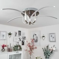 Hofstein Casale Deckenleuchte LED Chrom, 1-flammig -Bürolampen Verkäufe casale deckenleuchte h167367 9