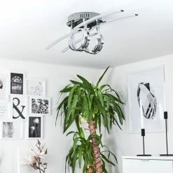 Hofstein Casale Deckenleuchte LED Chrom, 2-flammig -Bürolampen Verkäufe casale deckenleuchte h167374 11