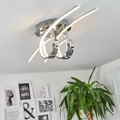 Hofstein Casale Deckenleuchte LED Chrom, 2-flammig -Bürolampen Verkäufe casale deckenleuchte h167374 8