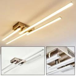 Hofstein Casale Deckenleuchte LED Chrom, 1-flammig