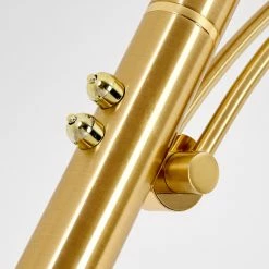 Hofstein Cazis Deckenfluter LED Messing, 1-flammig -Bürolampen Verkäufe cazis deckenfluter h3306734 17