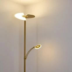 Hofstein Cazis Deckenfluter LED Messing, 1-flammig -Bürolampen Verkäufe cazis deckenfluter h3306734 9