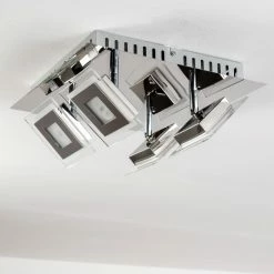 Hofstein Cerreto Deckenleuchte LED Chrom, 4-flammig -Bürolampen Verkäufe cerreto deckenleuchte c29533f 4a 13