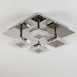 Hofstein Cerreto Deckenleuchte LED Chrom, 4-flammig -Bürolampen Verkäufe cerreto deckenleuchte c29533f 4a 14