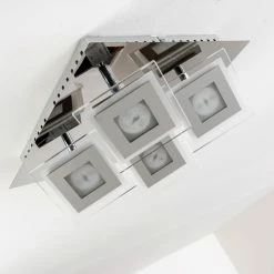 Hofstein Cerreto Deckenleuchte LED Chrom, 4-flammig -Bürolampen Verkäufe cerreto deckenleuchte c29533f 4a 16