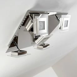 Hofstein Cerreto Deckenleuchte LED Chrom, 5-flammig -Bürolampen Verkäufe cerreto deckenleuchte c29533f 5a 13