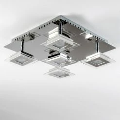Hofstein Cerreto Deckenleuchte LED Chrom, 5-flammig -Bürolampen Verkäufe cerreto deckenleuchte c29533f 5a 14