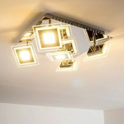 Hofstein Cerreto Deckenleuchte LED Chrom, 5-flammig -Bürolampen Verkäufe cerreto deckenleuchte c29533f 5a 5