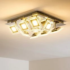 Hofstein Cerreto Deckenleuchte LED Chrom, 9-flammig -Bürolampen Verkäufe cerreto deckenleuchte c29533f 9a 13