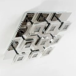 Hofstein Cerreto Deckenleuchte LED Chrom, 9-flammig -Bürolampen Verkäufe cerreto deckenleuchte c29533f 9a 18