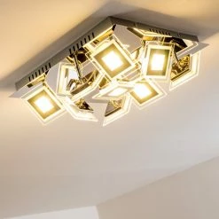 Hofstein Cerreto Deckenleuchte LED Chrom, 9-flammig -Bürolampen Verkäufe cerreto deckenleuchte c29533f 9a 8