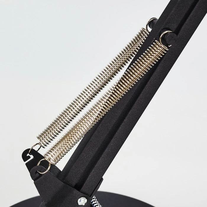 Hofstein Chara Tischleuchte Schwarz, Silber, 1-flammig 11 Hofstein Chara Tischleuchte Schwarz, Silber, 1-flammig – Bild 11