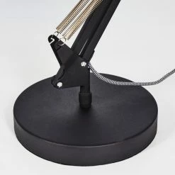 Hofstein Chara Tischleuchte Schwarz, Silber, 1-flammig 17 Hofstein Chara Tischleuchte Schwarz, Silber, 1-flammig -Bürolampen Verkäufe chara tischleuchte h3413296 5