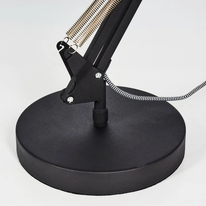 Hofstein Chara Tischleuchte Schwarz, Silber, 1-flammig 6 Hofstein Chara Tischleuchte Schwarz, Silber, 1-flammig – Bild 6