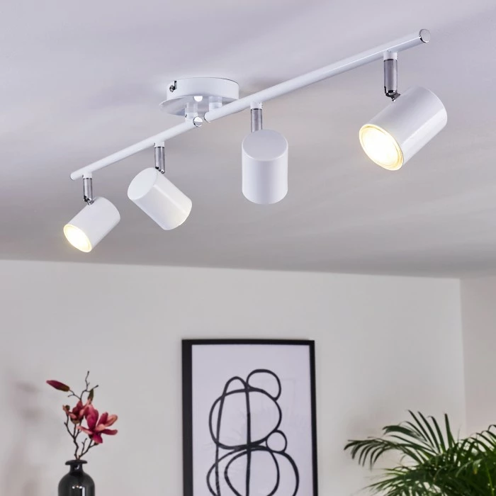 Hofstein Chennai Deckenleuchte LED Chrom, Weiß, 4-flammig 11 Hofstein Chennai Deckenleuchte LED Chrom, Weiß, 4-flammig – Bild 11