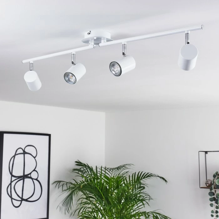 Hofstein Chennai Deckenleuchte LED Chrom, Weiß, 4-flammig 12 Hofstein Chennai Deckenleuchte LED Chrom, Weiß, 4-flammig – Bild 12