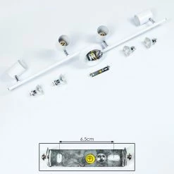 Hofstein Chennai Deckenleuchte LED Chrom, Weiß, 4-flammig 16 Hofstein Chennai Deckenleuchte LED Chrom, Weiß, 4-flammig -Bürolampen Verkäufe chennai deckenleuchte h3319635 4