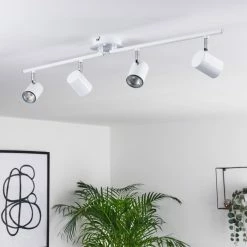 Hofstein Chennai Deckenleuchte LED Chrom, Weiß, 4-flammig 21 Hofstein Chennai Deckenleuchte LED Chrom, Weiß, 4-flammig -Bürolampen Verkäufe chennai deckenleuchte h3319635 9