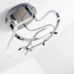 Hofstein Colle Deckenleuchte LED Chrom, 1-flammig -Bürolampen Verkäufe colle deckenleuchte h167404 19