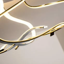 Hofstein Colle Deckenleuchte LED Chrom, 1-flammig -Bürolampen Verkäufe colle deckenleuchte h167404 3