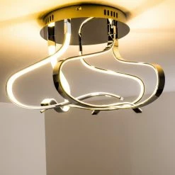 Hofstein Colle Deckenleuchte LED Chrom, 1-flammig -Bürolampen Verkäufe colle deckenleuchte h167404 9