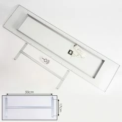 Hofstein Colminy Deckenpanel LED Silber, 1-flammig -Bürolampen Verkäufe colminy deckenpanel h3446379 11