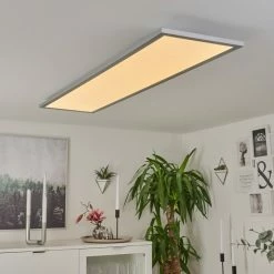 Hofstein Colminy Deckenpanel LED Silber, 1-flammig -Bürolampen Verkäufe colminy deckenpanel h3446379 5