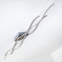 Hofstein Coquitlam Deckenleuchte LED Edelstahl, 3-flammig -Bürolampen Verkäufe coquitlam deckenleuchte h3011447 15