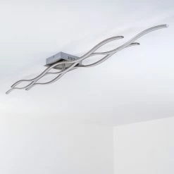 Hofstein Coquitlam Deckenleuchte LED Edelstahl, 3-flammig -Bürolampen Verkäufe coquitlam deckenleuchte h3011447 3