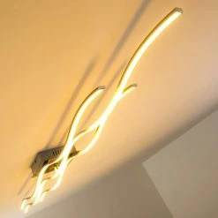 Hofstein Coquitlam Deckenleuchte LED Edelstahl, 3-flammig -Bürolampen Verkäufe coquitlam deckenleuchte h3011447 7