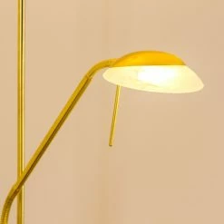 Hofstein Deckenfluter Biot LED Messing, 2-flammig -Bürolampen Verkäufe deckenfluter biot h165608 7