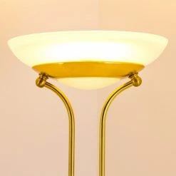 Hofstein Deckenfluter Biot LED Messing, 2-flammig -Bürolampen Verkäufe deckenfluter biot h165608 9