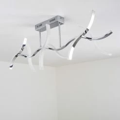 Hofstein Deckenleuchte Andria LED Chrom, 6-flammig -Bürolampen Verkäufe deckenleuchte andria h167862 22