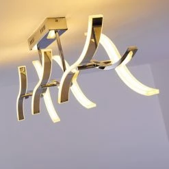 Hofstein Deckenleuchte Andria LED Chrom, 6-flammig -Bürolampen Verkäufe deckenleuchte andria h167862 32