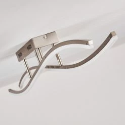 Hofstein Deckenleuchte Atina LED Nickel-Matt, 1-flammig -Bürolampen Verkäufe deckenleuchte atina h167978 do1 10