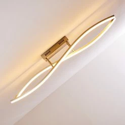 Hofstein Deckenleuchte Atina LED Nickel-Matt, 1-flammig -Bürolampen Verkäufe deckenleuchte atina h167978 do1 11