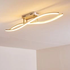 Hofstein Deckenleuchte Atina LED Nickel-Matt, 1-flammig -Bürolampen Verkäufe deckenleuchte atina h167978 do1 2