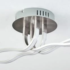 Hofstein Deckenleuchte CORATO LED Nickel-Matt, 1-flammig -Bürolampen Verkäufe deckenleuchte corato h169811 do3 2