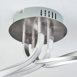 Hofstein Deckenleuchte REMO LED Nickel-Matt, 1-flammig -Bürolampen Verkäufe deckenleuchte remo h169828 do3 5