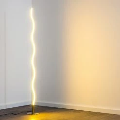 Hofstein Dillon Stehlampe LED Nickel-Matt, 1-flammig -Bürolampen Verkäufe dillon stehlampe h3000588 11