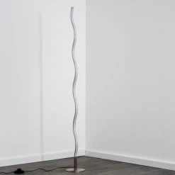 Hofstein Dillon Stehlampe LED Nickel-Matt, 1-flammig -Bürolampen Verkäufe dillon stehlampe h3000588 16