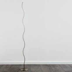 Hofstein Dillon Stehlampe LED Nickel-Matt, 1-flammig -Bürolampen Verkäufe dillon stehlampe h3000588 17