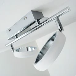 Hofstein Dobris Deckenspot LED Chrom, 2-flammig -Bürolampen Verkäufe dobris deckenspot h166889 17