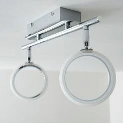 Hofstein Dobris Deckenspot LED Chrom, 2-flammig -Bürolampen Verkäufe dobris deckenspot h166889 18