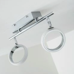 Hofstein Dobris Deckenspot LED Chrom, 2-flammig -Bürolampen Verkäufe dobris deckenspot h166889 2